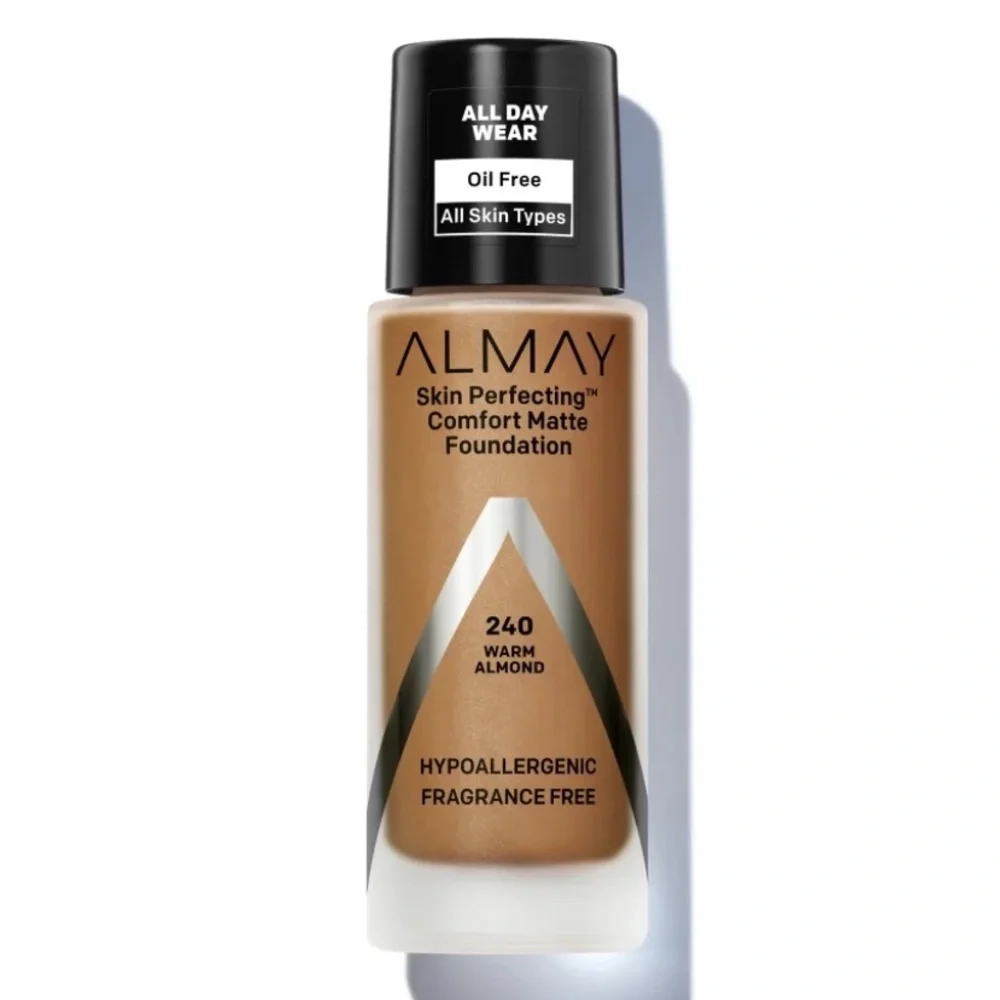 Almay Skin Perfecting‎ Comfort Matte Foundation, 240 Warm Almond NWT